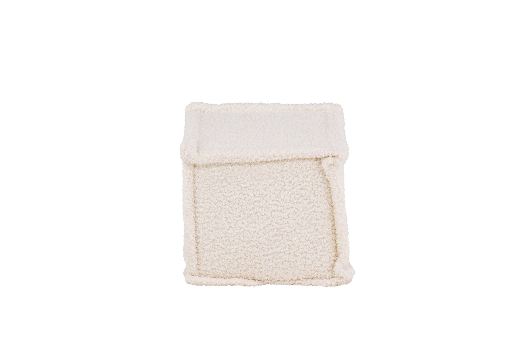 Venture Home Castine Sittpuff - Vit / Boucle