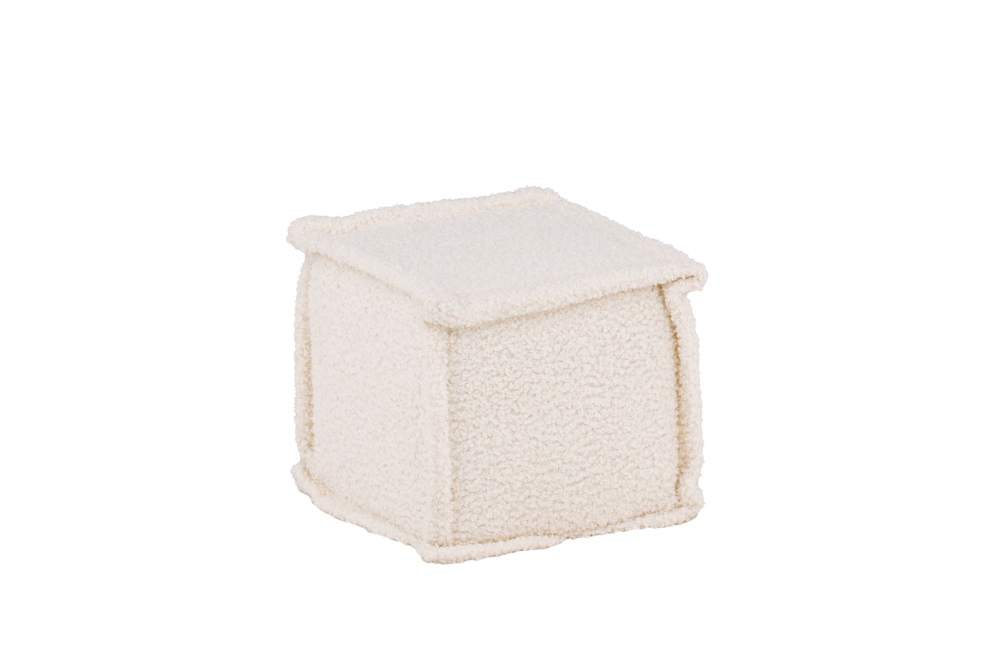 Venture Home Castine Sittpuff - Vit / Boucle