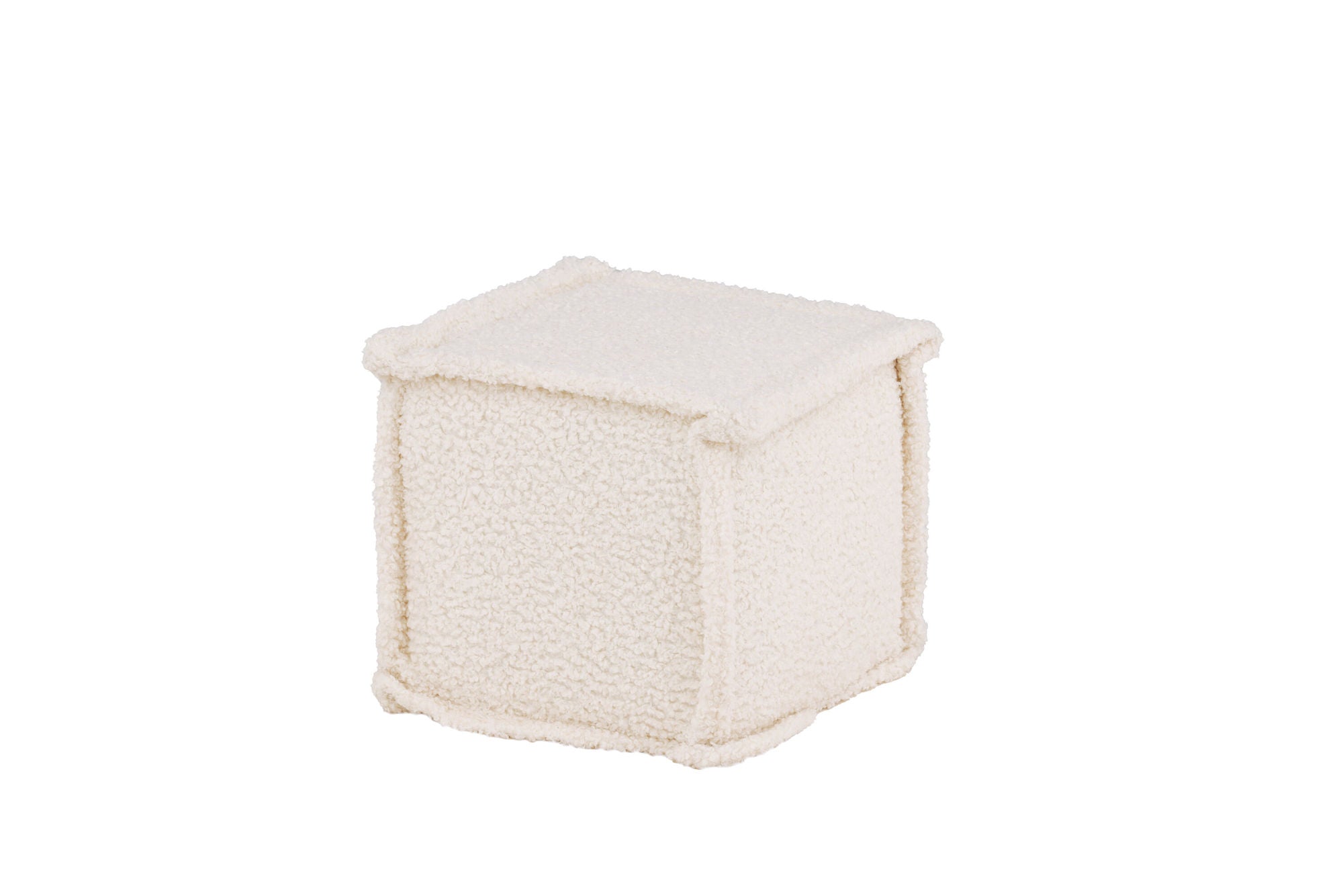 Venture Home Castine Sittpuff - Vit / Boucle