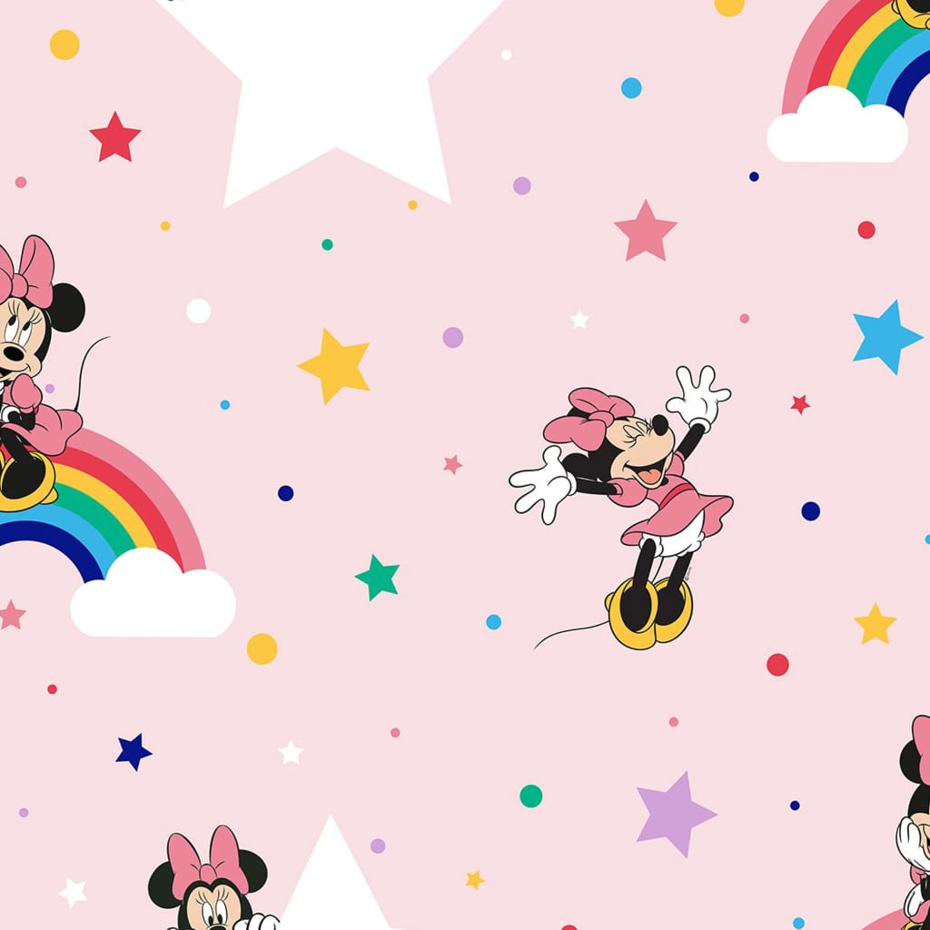 Noordwand Tapet Kids @ Home Rainbow Minnie