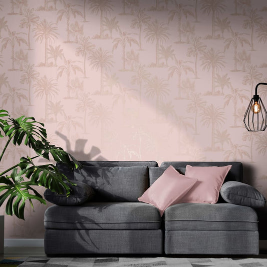 DUTCH WALLCOVERINGS Tapet tropiska träd