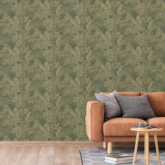 DUTCH WALLCOVERINGS Tapet Joelle  och guld