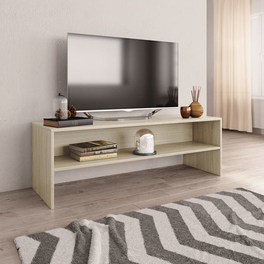 Tv-bänk sonoma-ek 80x40x40 cm konstruerat trä