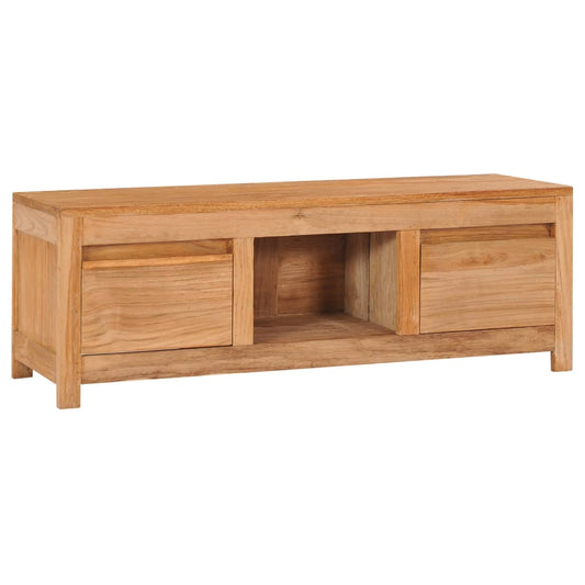 TV-bänk 100x30x35 cm massiv teak