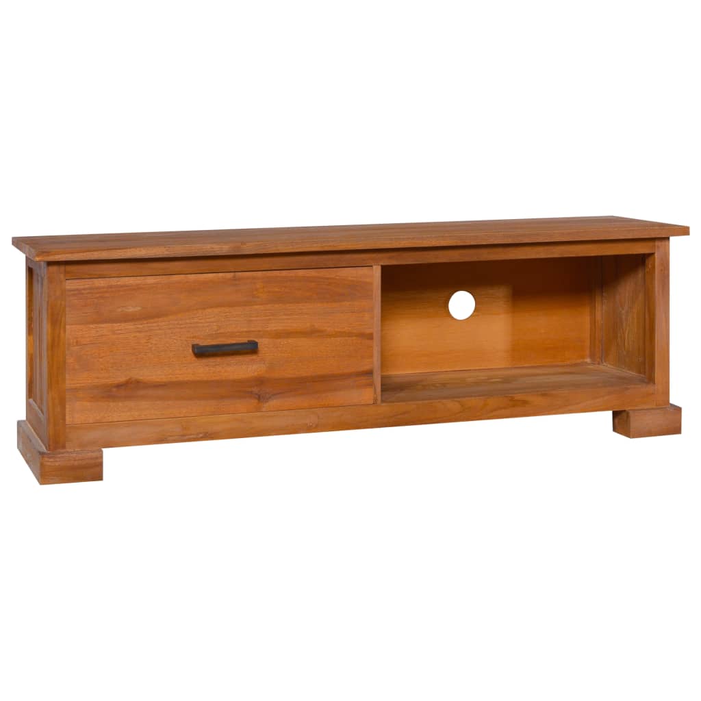 TV-bänk 90x50x37 cm massiv teak