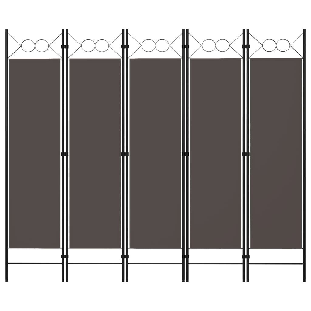 Rumsavdelare 5 paneler  200x180 cm