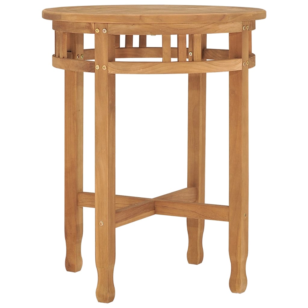 Cafébord Ø60x60 cm massiv teak