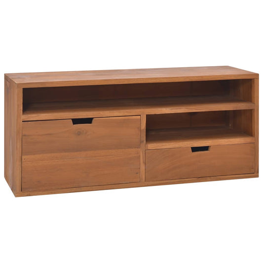 TV-bänk 90x30x40 cm massiv teak