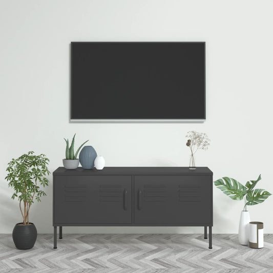 Tv-bänk  105x35x50 cm stål