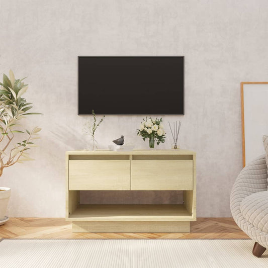 TV-bänk sonoma-ek 102x41x44 cm konstruerat trä