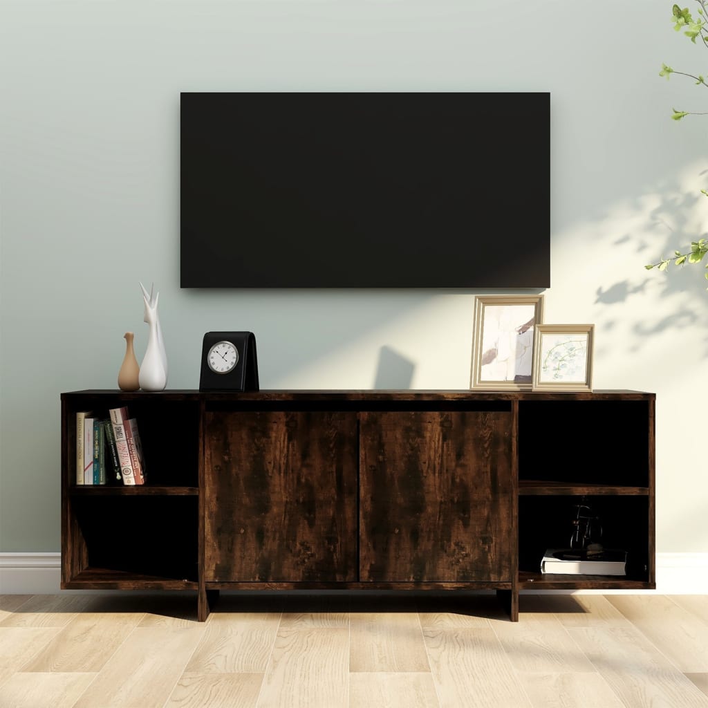 TV-bänk  ek 130x35x50 cm spånskiva