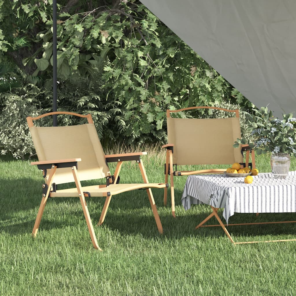 Campingstolar 2 st  54x43x59cm oxfordtyg