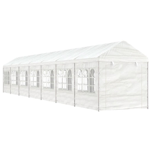 Paviljong med tak  15,61x2,28x2,69 m polyeten