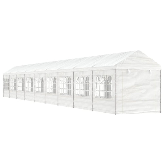 Paviljong med tak  20,07x2,28x2,69 m polyeten