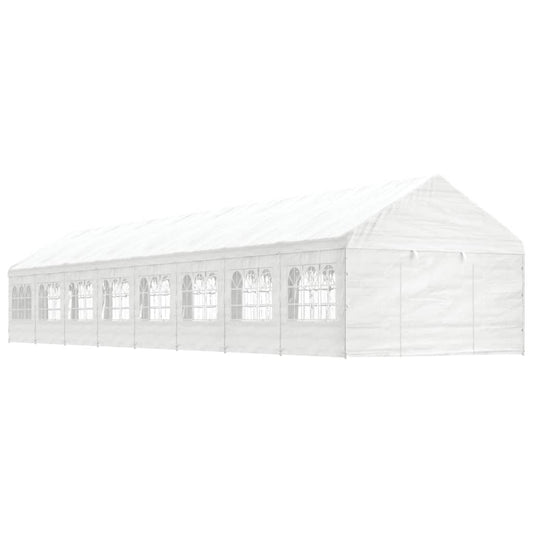 Paviljong med tak  17,84x4,08x3,22 m polyeten