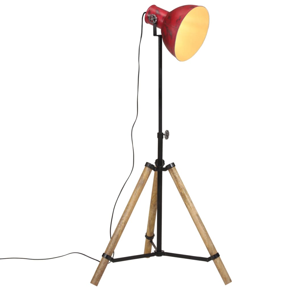 Golvlampa 25 W nött  75x75x90-150 cm E27