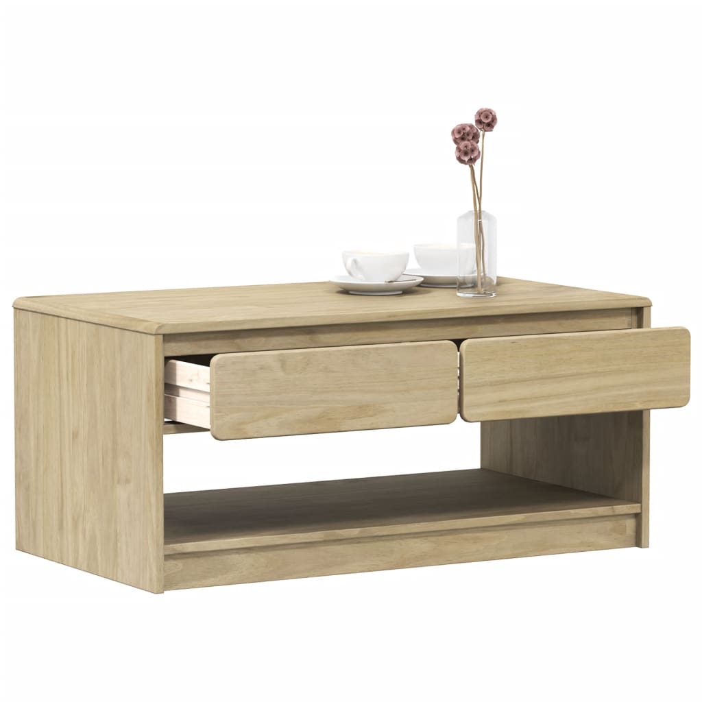 Soffbord SAUDA ek 99x55x45 cm massiv furu