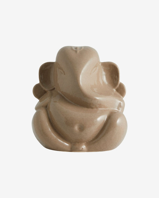 Nordal A/S - Unik Stengods Dekoration GANESHA i Beige