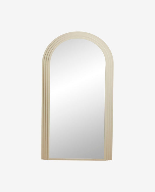 Nordal A/S - FALCO spegel med elegant beige metallram