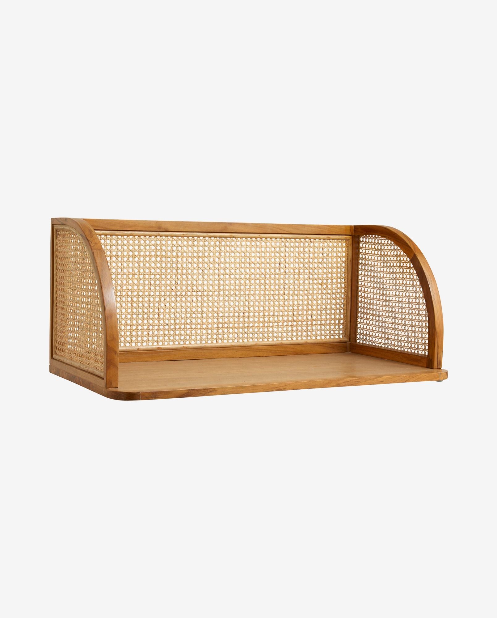 Nordal A/S - MERGE väggbord med rattan - naturlig elegans