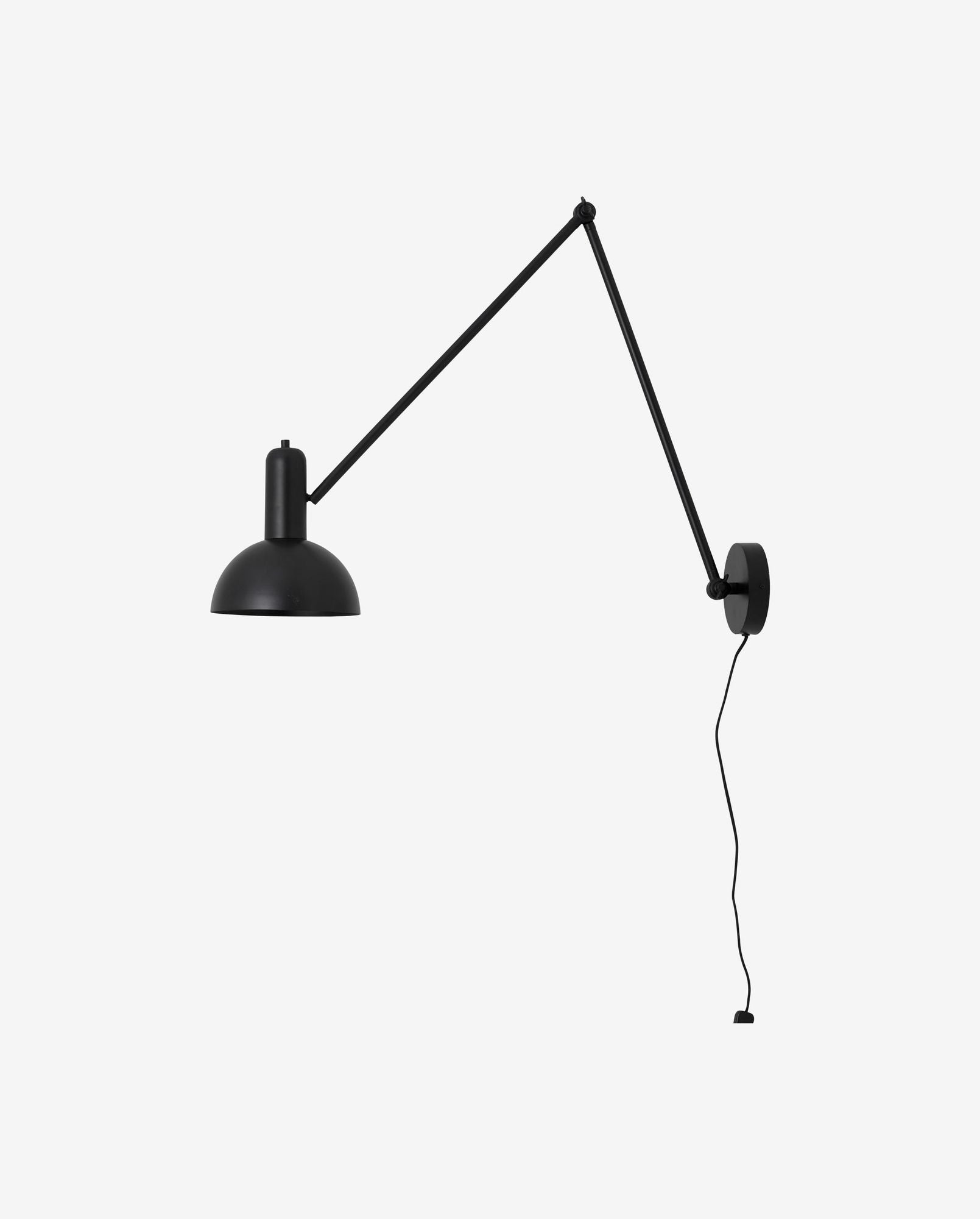 Nordal A/S - FREYA svart vägglampa med justerbar design