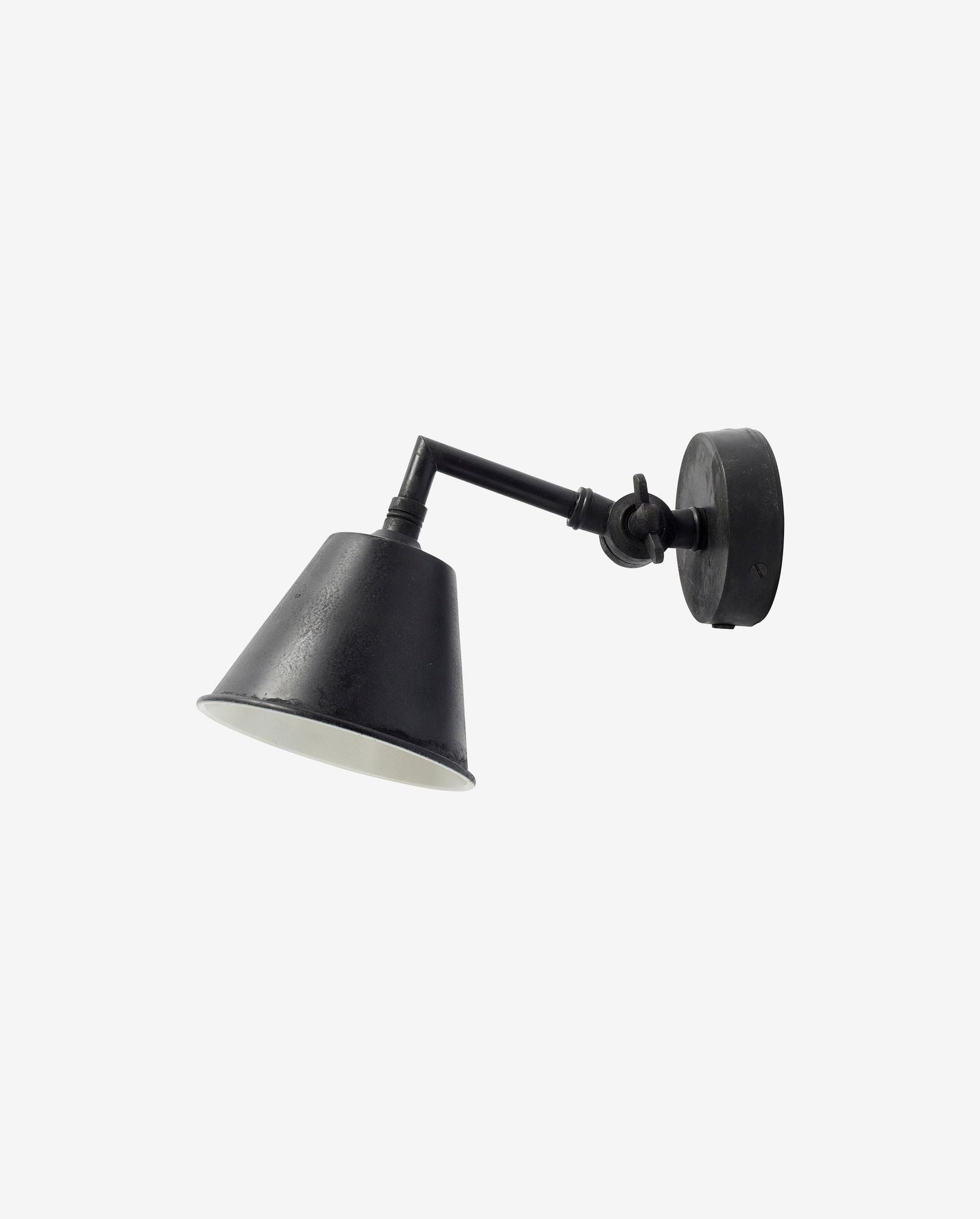 Nordal A/S - Elegant vägglampa med svart finish och vit inre yta