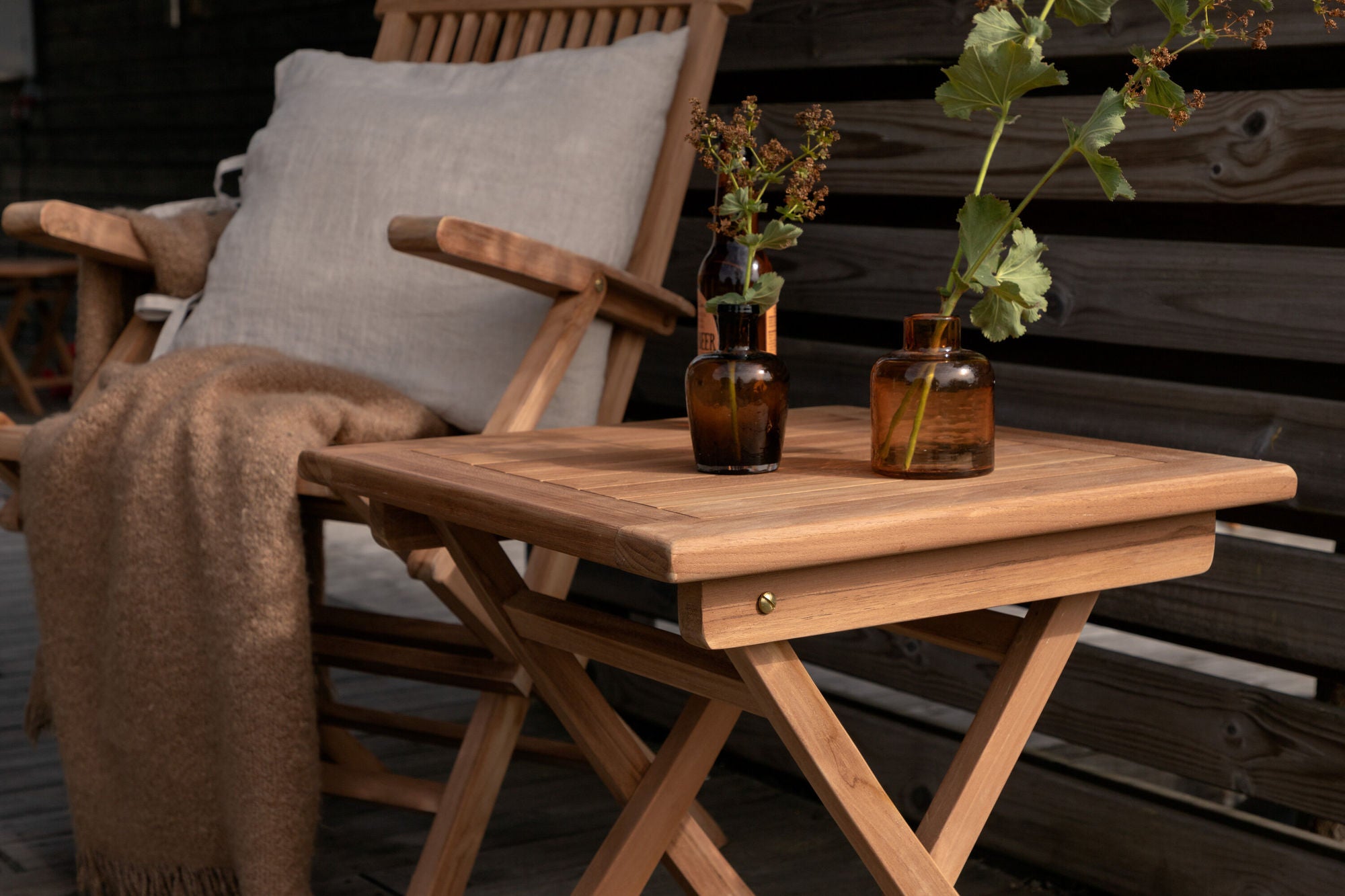 Venture Home Kenya - Lounge Bord - Naturlig - Teak - 50x50Cm