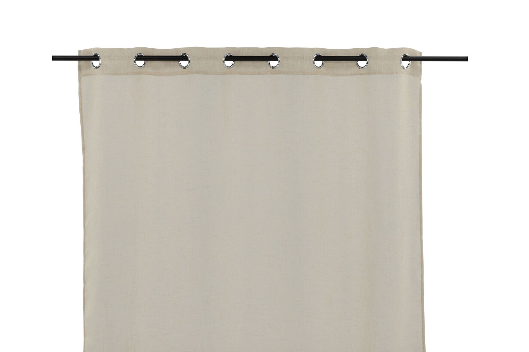 Venture Home Kaya Gardin Polyester/fake Linne - Beige - 140*290 - Öljetter