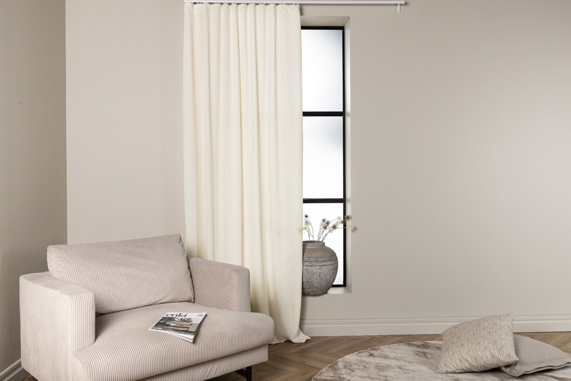 Venture Home - Elma Gardin Manchester - Offwhite - 240*140