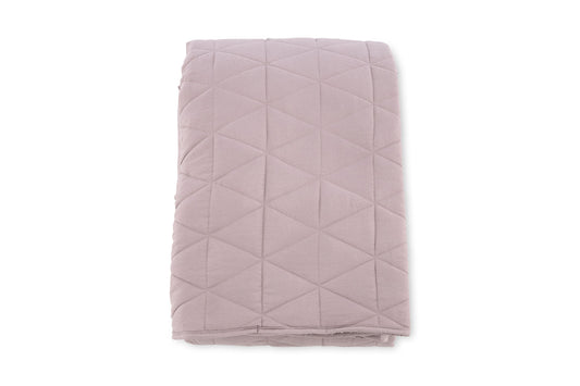 Venture Home - Nilla Överkast Tung Borstad Poly Cationic/Sherpa - Ljus Rosa - 260*260