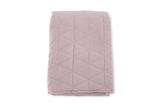 Venture Home - Nilla Överkast Tung Borstad Poly Cationic/Sherpa - Ljus Rosa - 260*180