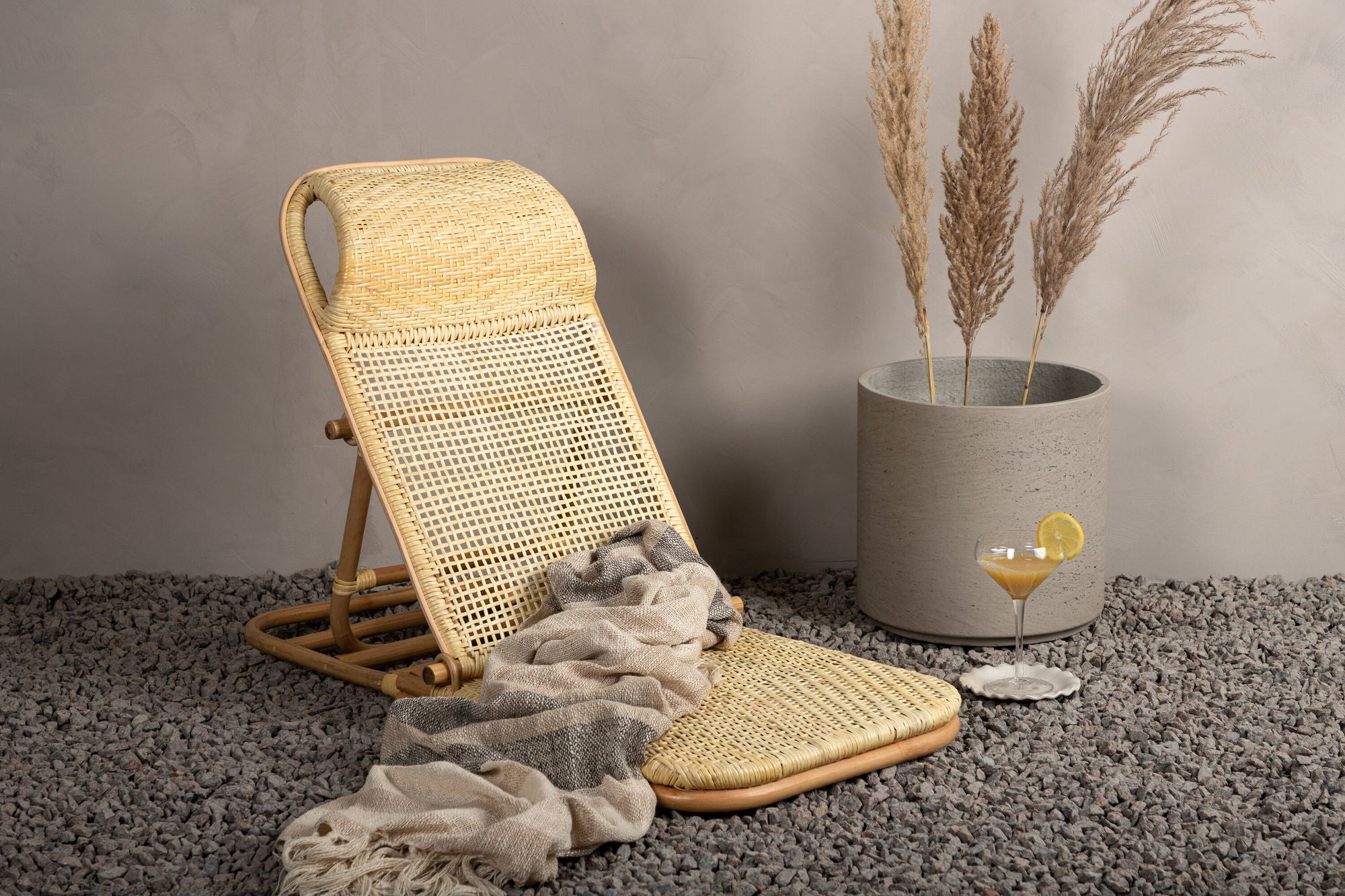 Venture Home Rattan Avkopplingsstol - Natur