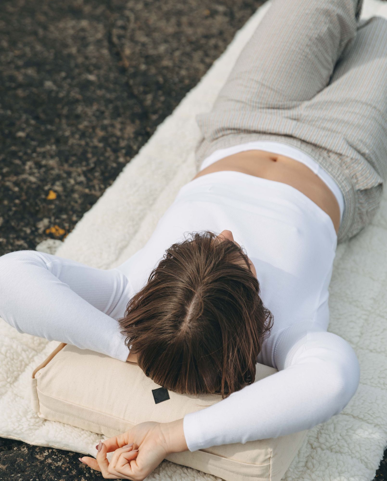 Nordal A/S Lyxig Grå YIN YOGA Madrass med Päls